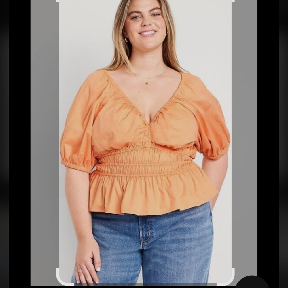 Old Navy‎ Boho Blouse Cotton 3X